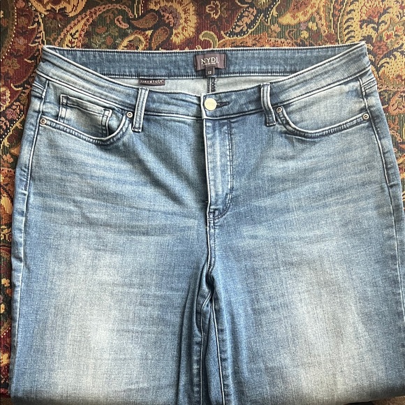 NYDJ Women's Light Blue Straight Leg Jeans - Picture 1 of 6
